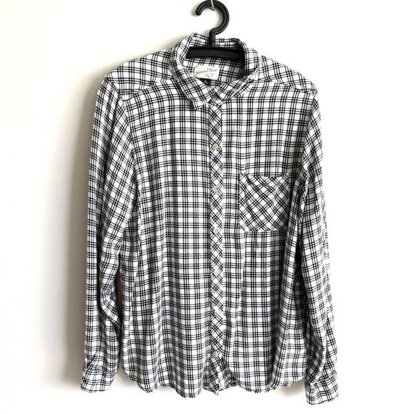 Universal Thread Womens XXL Flannel Top Casual Utility Gorpcore Timeless Basic - Picture 1 of 10